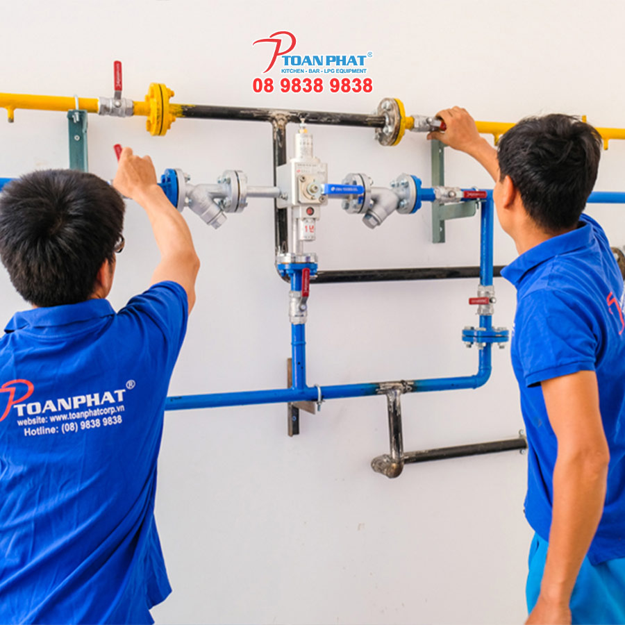 thi công HỆ THỐNG GAS CÔNG NGHIỆP
