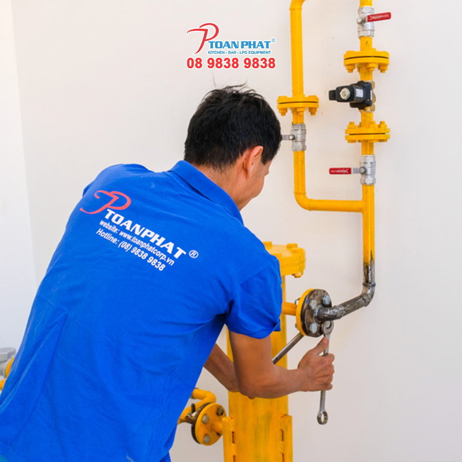 thi công HỆ THỐNG GAS CÔNG NGHIỆP