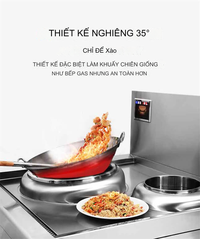 BẾP ĐIỆN TỪ ĐÔI CHẢO RỜI CÓ BỒN NƯỚC LESTOV LT-X400II-E108Y 9 thiet ke chao xao linh hoat