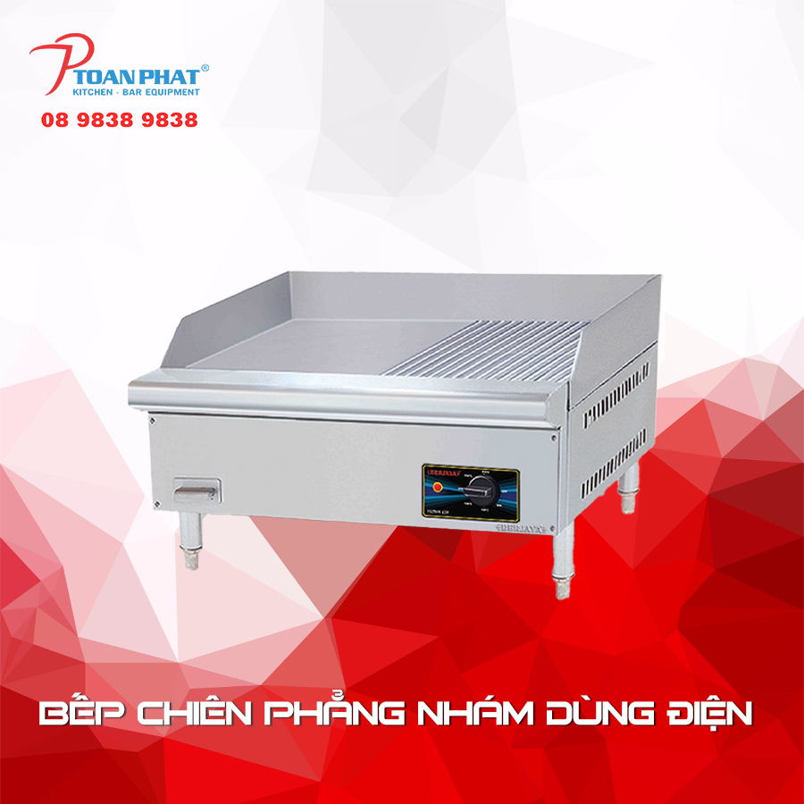 bếp chiên phẳng nhám dùng diện berjaya