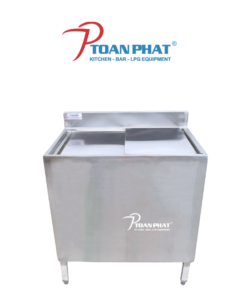 THÙNG ĐÁ INOX CỬA LÙA