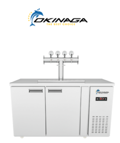 TỦ BIA KHÔ QUẠT GIÓ OKINAGA 8 BOM 20L (TRỤ 4 VÒI)