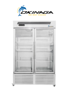 TỦ ĐÔNG TRƯNG BÀY ĐỨNG 2 CÁNH KÍNH OKINAGA