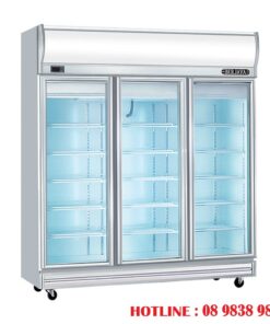 TỦ MÁT TRƯNG BÀY 3 CÁNH KIẾNG BERJAYA