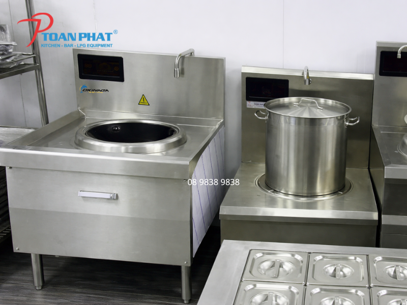 Bếp Á điện từ Okinaga gia nhiệt nhanh không khói an toàn khi sử dụng