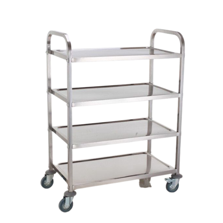 xe-14 Xe đẩy inox 4 tầng cho nhà hàng