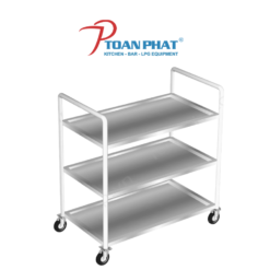 XE ĐẨY INOX 3 TẦNG