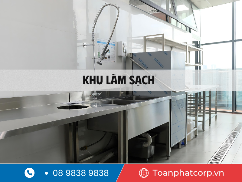 Khu làm sạch do Toàn Phát thi công, lắp đặt