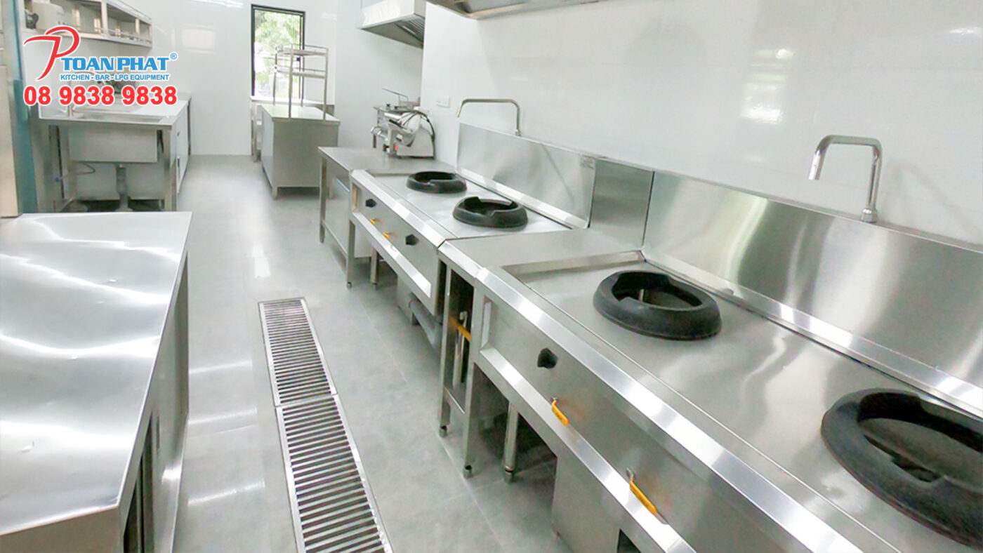 NHÀ HÀNG CHAY QUANG THẢO 2 4 Du an bep nha hang