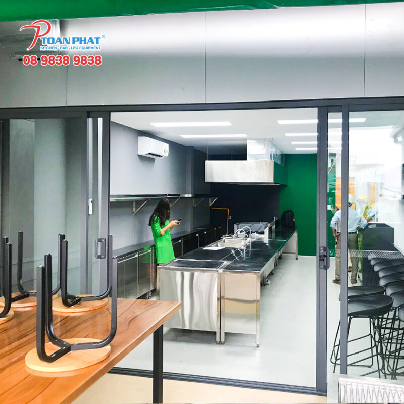 THI CÔNG HỆ THỐNG BẾP THỬ MÓN CHUỖI CỬA HÀNG THỊT SẠCH G-KITCHEN 7 Toàn Phát - Thi công hệ thống bếp chuỗi G kitchen