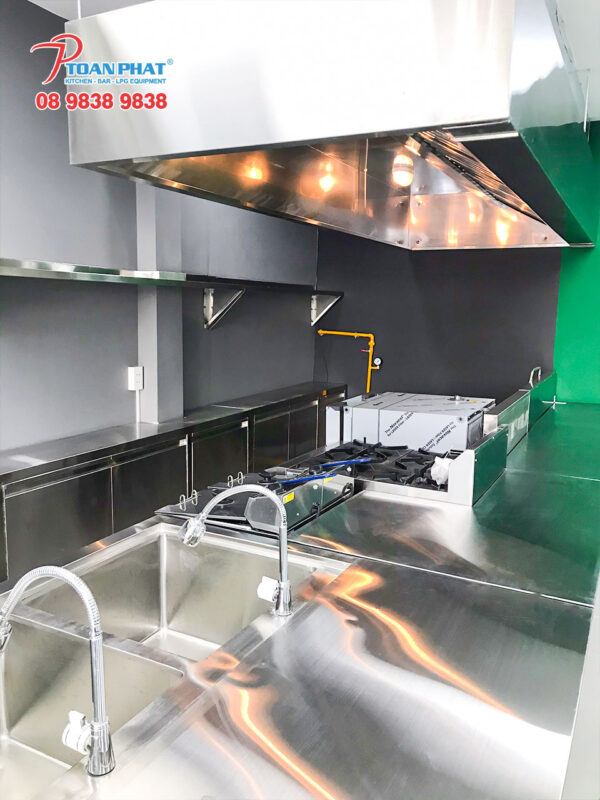 THI CÔNG HỆ THỐNG BẾP THỬ MÓN CHUỖI CỬA HÀNG THỊT SẠCH G-KITCHEN 2 Toàn Phát - Thi công hệ thống bếp chuỗi G kitchen