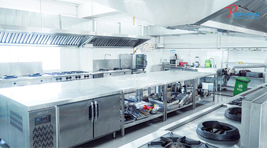 3 CÁCH SETUP BẾP NHÀ HÀNG ĐƠN GIẢN THUẬN TIỆN ĐEM LẠI HIỆU QUẢ CAO CHO DOANH NGHIỆP 4 Bếp phân khu