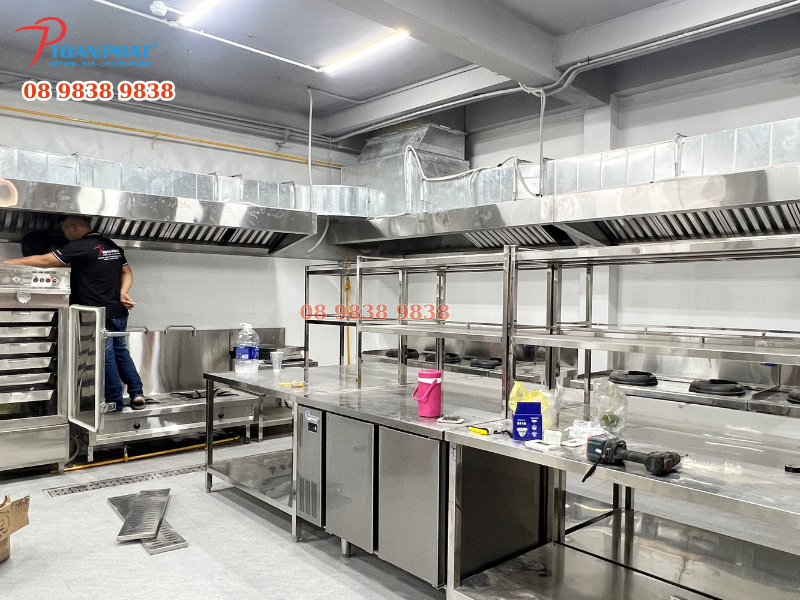Toàn Phát thi công và lắp đặt hệ thống bếp 