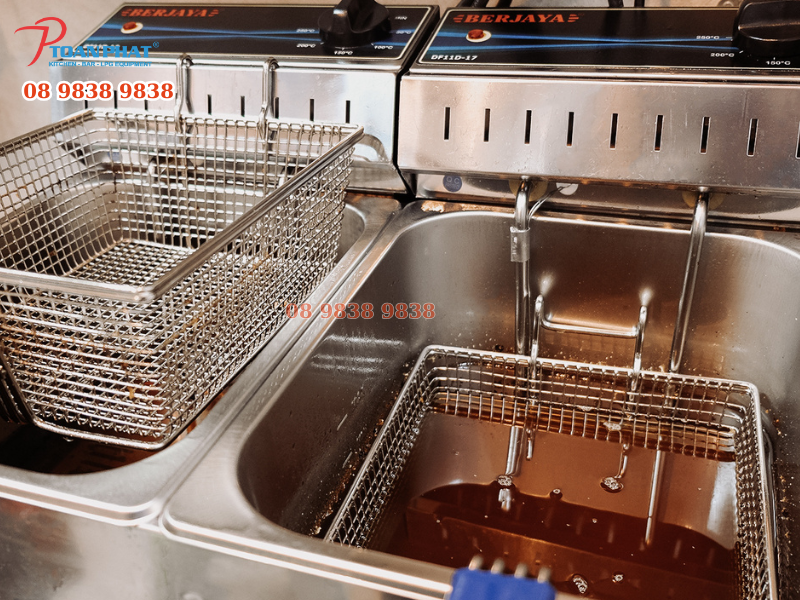 Dự án hệ thống bếp LEHA’S HOME CAFE & FURNITURE - Thi công mô hình bếp cafe theo tiêu chuẩn hiện đại 6 Bếp chiên đôi BERJAYA
