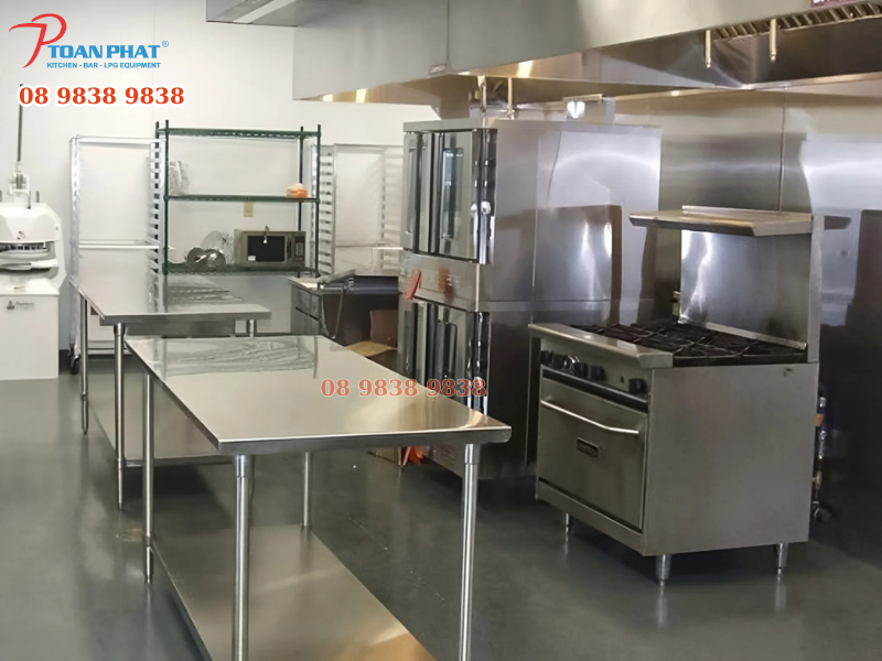 Dự án hệ thống bếp LEHA’S HOME CAFE & FURNITURE - Thi công mô hình bếp cafe theo tiêu chuẩn hiện đại 8 Hệ thống bếp do Toàn Phát lắp đặt