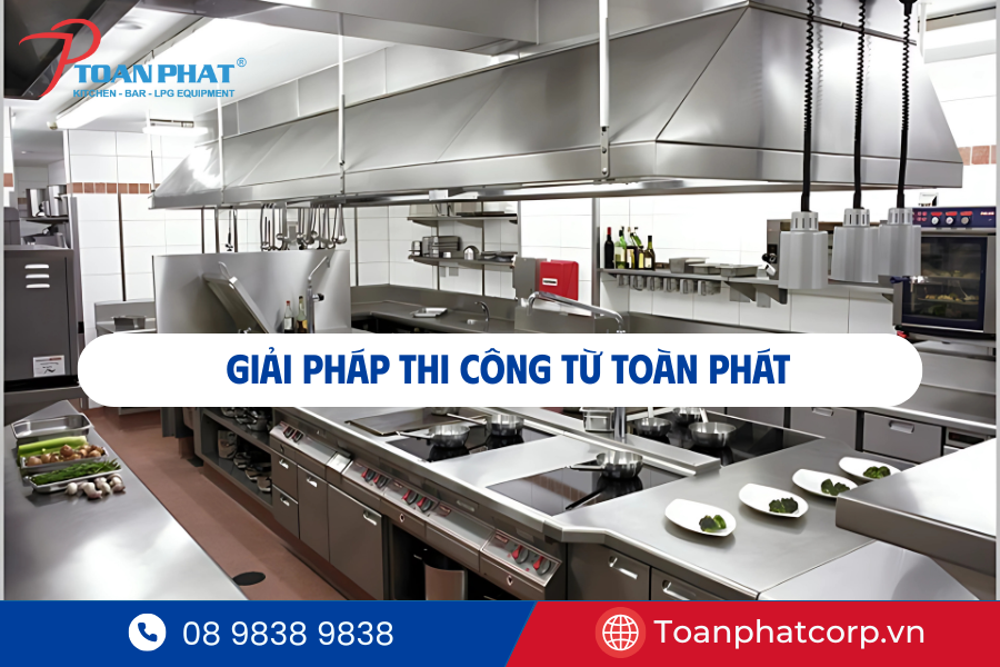 Dự án bếp công nghiệp nhà hàng La Haye Kitchen & Bar tại BLOQ Square Quận 2 3 Giải pháp thi công bếp công nghiệp nhà hàng chuyên nghiệp từ Toàn Phát