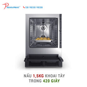 LÒ NƯỚNG KẾT HỢP VI SÓNG UNOX SPEED-X, NẤU NHANH VƯỢT TRỘI NHỜ CÔNG NGHỆ TIÊN PHONG 4 NAU KHOAI TAY