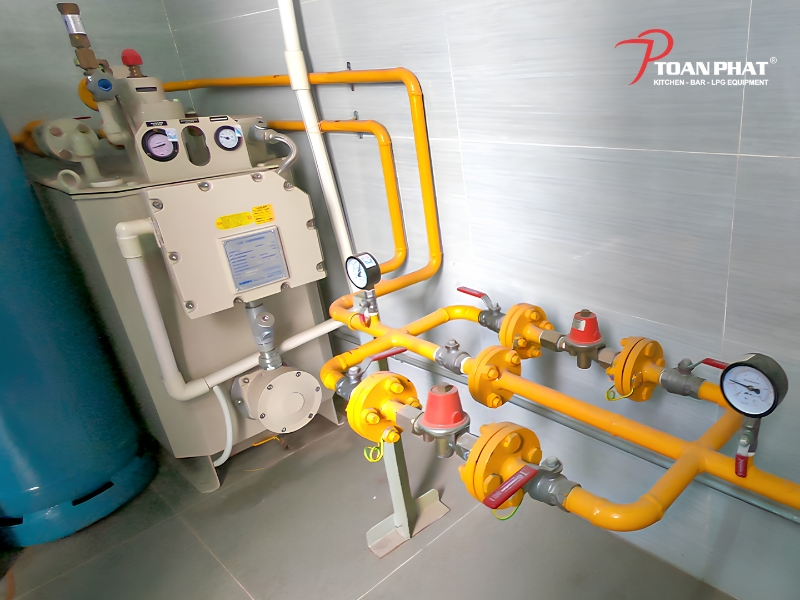 TOÀN PHÁT - THI CÔNG HỆ THỐNG GAS CÔNG NGHIỆP - BỒN GAS 3 Nguyên lý hoạt động của hệ thống gas công nghiệp