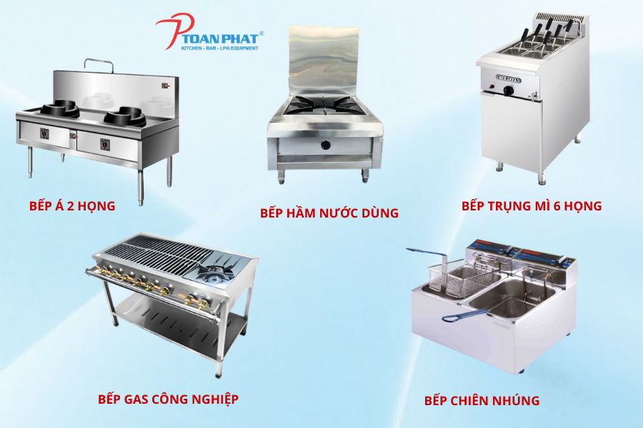 Bếp công nghiệp khu nấu chính vận hành ổn định