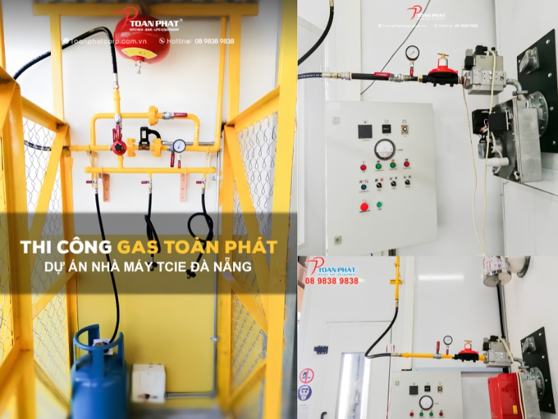 TOÀN PHÁT - THI CÔNG HỆ THỐNG GAS CÔNG NGHIỆP - BỒN GAS 4 Toàn Phát thi công hệ thống gas cho nhà máy TCIE Đà Nẵng