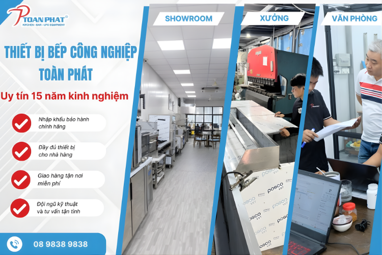 Toàn Phát – Đối tác tin cậy trong lĩnh vực bếp công nghiệp