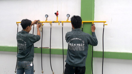 Đường ống gas cho trường mầm non