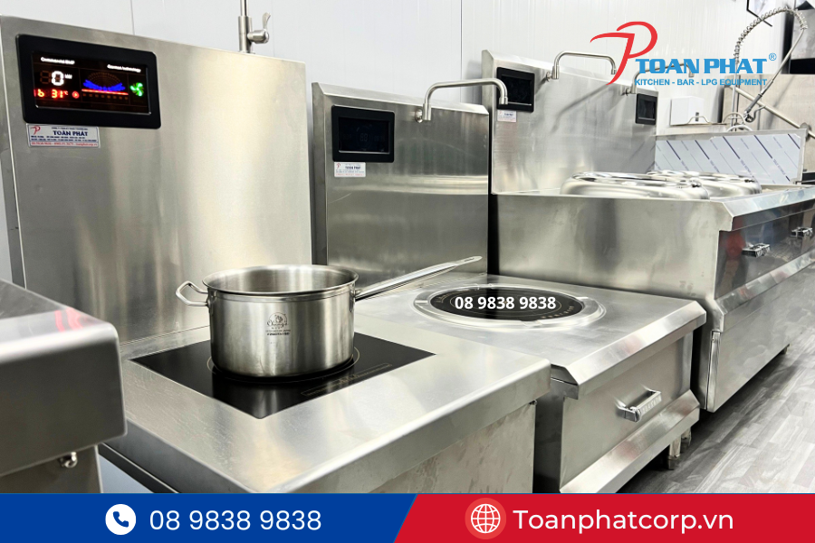 Thiết bị bếp điện từ công nghiệp Toàn Phát lắp đặt tại dự án OSC Việt Nam