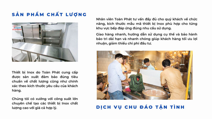 Bếp inox Toàn Phát