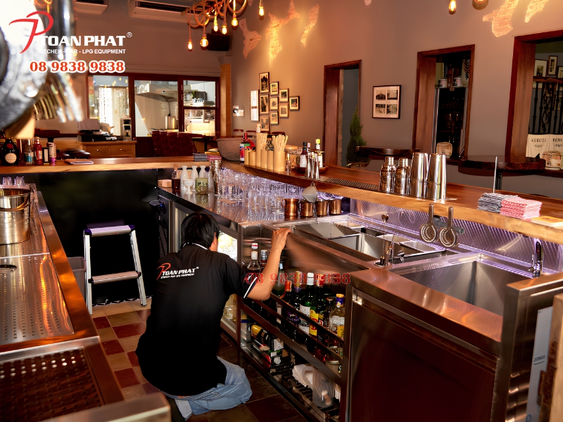 Các tiêu chuẩn kỹ thuật khi thiết kế và thi công Quầy bar - Cafe