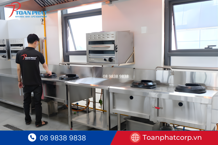 Giải pháp Toàn Phát triển khai đến dự án bếp bánh