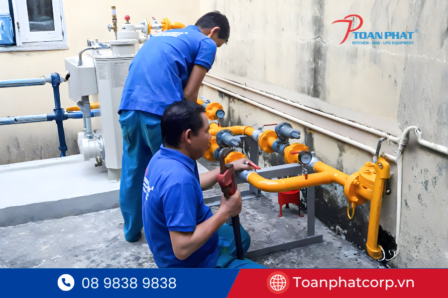 Dự án gas công nghiệp IBS – Hệ thống gas LPG hiệu quả và an toàn