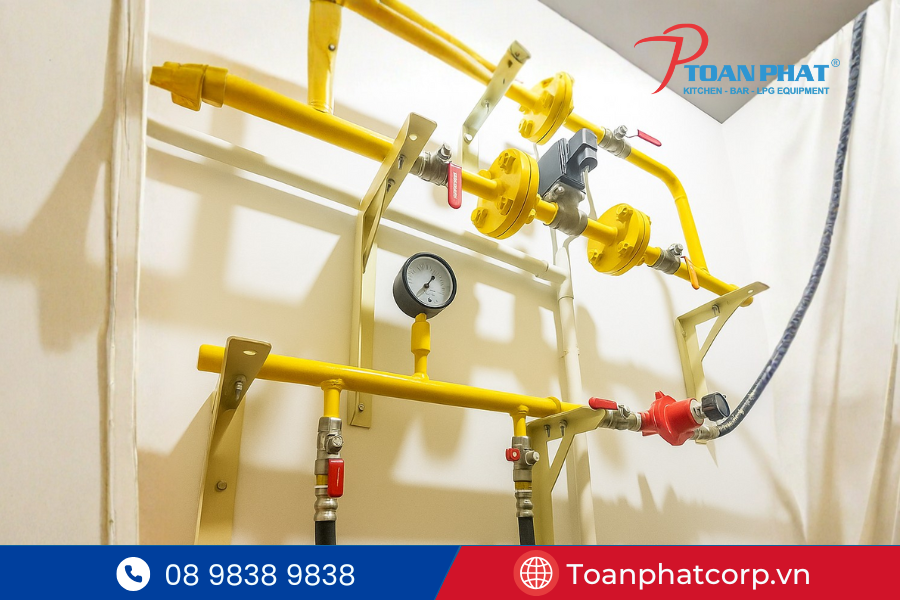 Dự án hệ thống quầy bar G-Pub Gateway Thảo Điền- Do Toàn Phát thi công 8 Hệ thống gas trung tâm an toàn và đồng bộ trong dự án G-Pub do Toàn Phát thi công