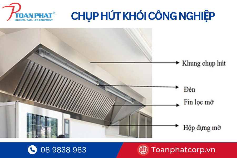 Dự án hệ thống bếp công nghiệp Phố Cháo Việt Hưng|Do Toàn Phát thi công 4 Hệ thống hút khói - khử mùi do Toàn Phát sản xuất và lắp đặt