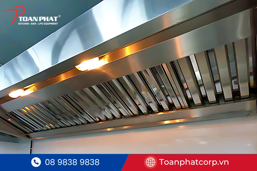 Dự án hệ thống bếp nhà hàng Phanta Stay | Giải pháp bếp công nghiệp tối ưu từ Toàn Phát 6 Hệ thống hút khói do Toàn Phát sản xuất và lắp đặt