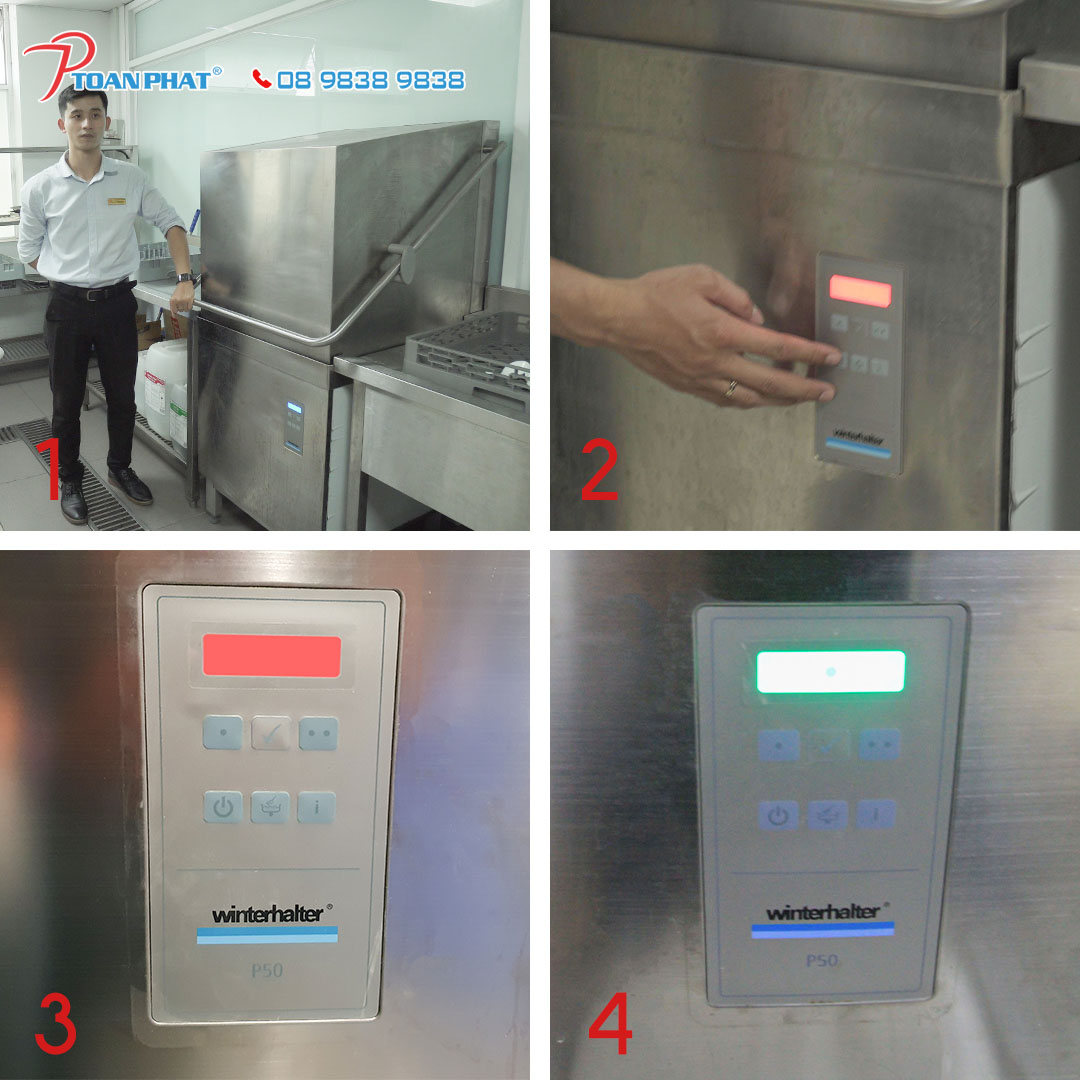 Hướng dẫn sử dụng máy rửa chén Winter Halter P50