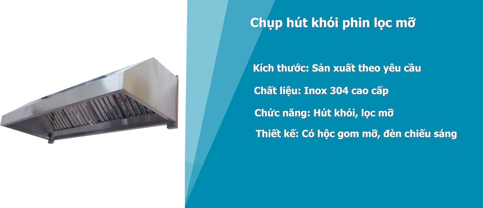 Chụp hút khói phin lọc mỡ