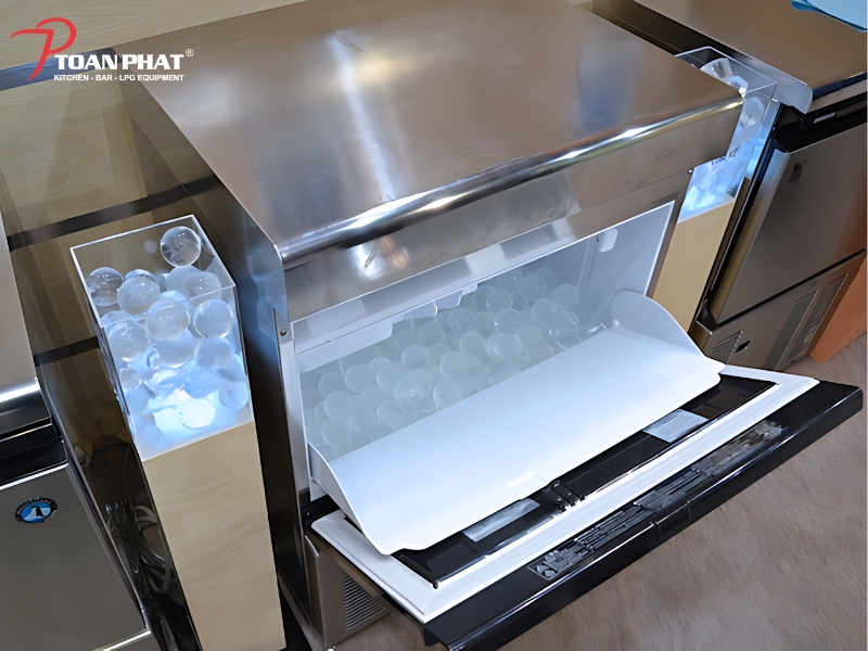 DỰ ÁN THI CÔNG QUÁN BAR GLOW SKYBAR - BAR ĐẲNG CẤP NHẤT SÀI THÀNH 5 Máy làm đá