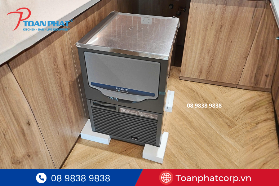 Máy làm đá viên công nghiệp trong dự án bếp công nghiệp và thiết bị bar OSC Việt Nam