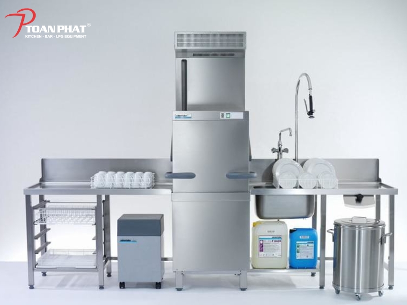 DỰ ÁN THI CÔNG QUÁN BAR GLOW SKYBAR - BAR ĐẲNG CẤP NHẤT SÀI THÀNH 8 Máy rửa chén