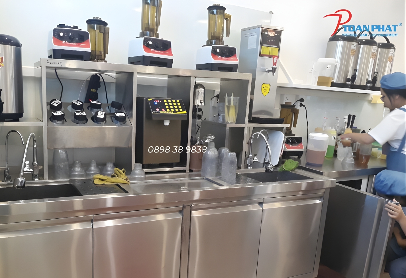 Quầy pha chế inox chuyên dụng