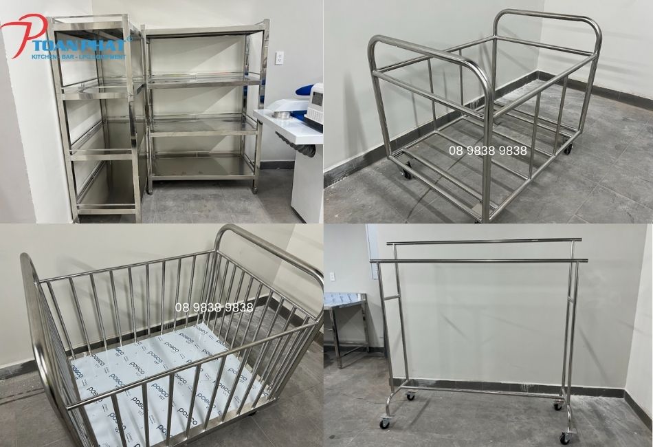 Thiết bị bị bằng inox 304 có độ bền vượt trội, chống gỉ sét cao