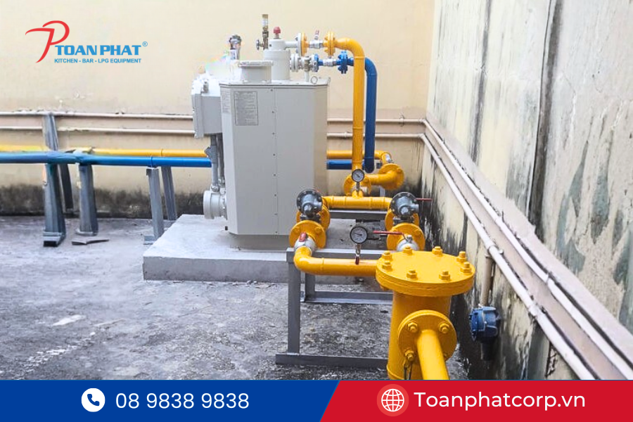 Hệ thống gas cung cấp năng lượng ổn định cho sản xuất