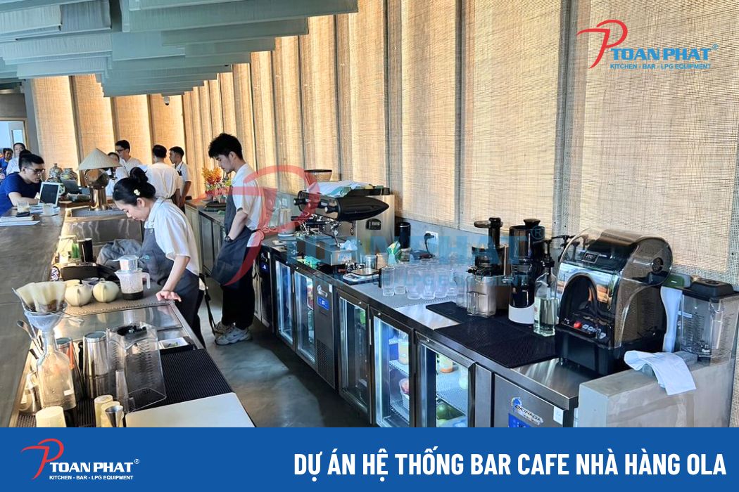Dự án Toàn Phát thi công bếp nhà hàng OLA HALE – Giải pháp tối ưu với máy rửa chén Winterhalter P50 3 Dự án Toàn Phát thi công bếp nhà hàng OLA HALE