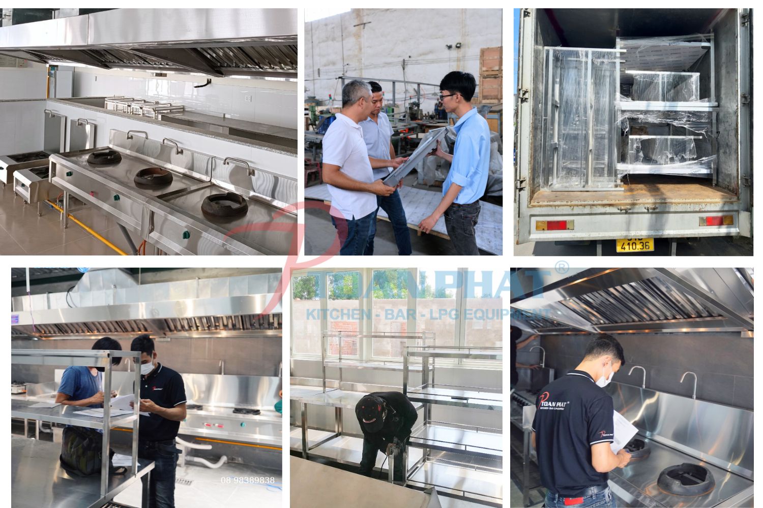 DỰ ÁN THI CÔNG HỆ THỐNG BẾP CÔNG NGHIỆP INOX CHO NHÀ HÀNG BÚN ĐẬU MẮM TÔM "NÓN QUÊ" 10 Đội ngũ kỹ thuật viên chuyên nghiệp tại Toàn Phát