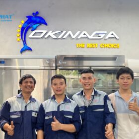 Tủ lạnh Okinaga tại showroom Toàn Phát