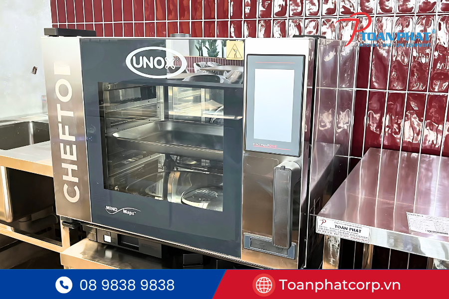 Dự án bếp công nghiệp nhà hàng tại tòa nhà Etown 6 | Thi công bởi Toàn Phát 8 Lò nướng đa năng Unox