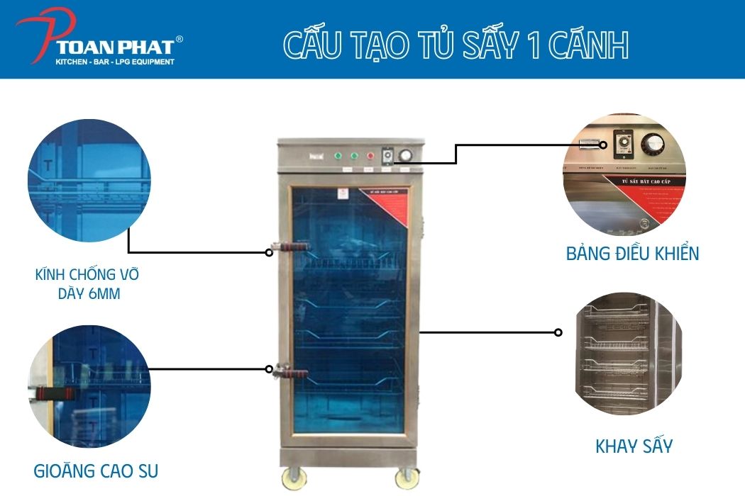 Tủ sấy chén bát bằng điện Tủ sấy chén bát bằng điện