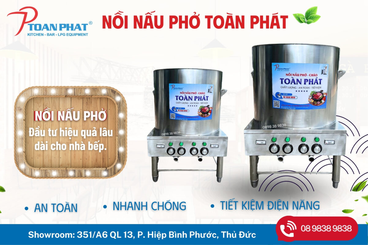 Nồi nấu phở điện Toàn Phát