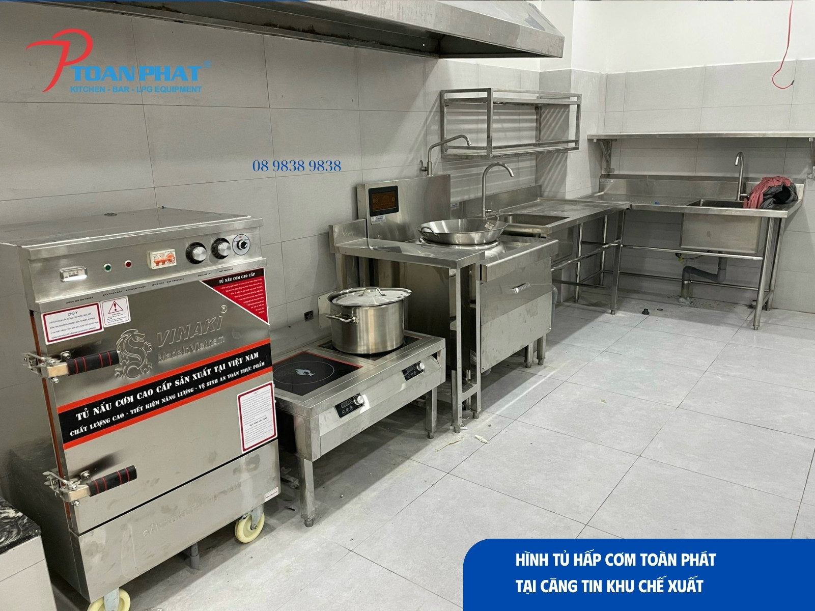 TỦ CƠM 24 KHAY DÙNG ĐIỆN 7 Tủ cơm công nghiệp Toàn Phát