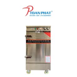 TỦ CƠM 10 KHAY DÙNG GAS ĐIỆN KẾT HỢP, CÓ CHẾ ĐỘ HẸN GIỜ VÀ NHIỆT ĐỘ